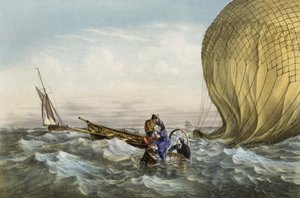 Záchrana míče Habs, nasazený manželi Duroufovými. 1. září ztroskotal na pobřeží Anglie od Unknown artist