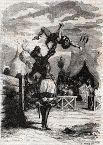 Pomsta Marphise (Marfisa) - rytina z roku 1851 z „“Zuřivého Rolanda““ (Orlando furioso) (16. století) od Ludovica Ariosta, známého jako Ariosto – vydání přeložené z italštiny hrabětem z Tressanu a vydané Gustavem Harvardem 1851 od Unknown artist