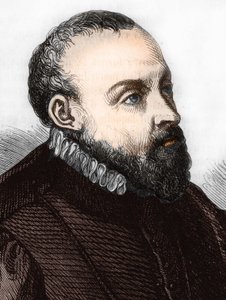 Roland de Lassus. (Orlando di Lasso) 1532-1594 francouzsko-vlámský skladatel od Unknown artist