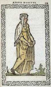 Roman Woman - in “”Habits et effigies”” od Jeana Slupérina od Unknown artist
