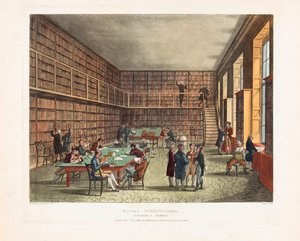 Knihovna královské instituce od Unknown artist