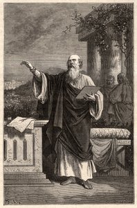 Saint Irenee de Lyon (sv. Irenej z Lyonu) (130-202) - od Unknown artist