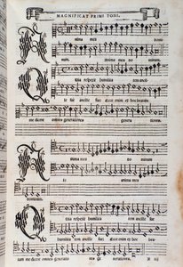 Notová stránka Magnificat od Giovanni Animuccia od Unknown artist