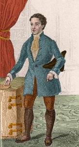 Siecle des Lumieres: portrét Denise Diderota (1713-1784), francouzského spisovatele a filozofa. Rytina z roku 1876. od Unknown artist