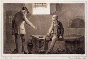 Silvio Pellico (1789 - 1854) přenesen do pevnosti Spielberg (Spilberk) - v „“ Storia d