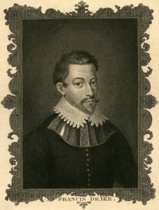 Sir Francis Drake (1540-1596) od Unknown artist