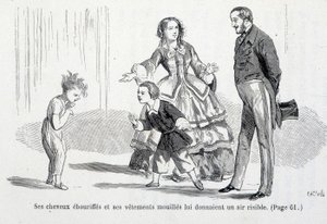 Sophie mokrá - v „Neštěstí Sophie““ od hraběnky ze Ségur, Hachette od Unknown artist