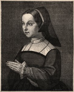 St Jane Frances de Chantal - Portrét Saint Jeanne-Francoise (Jeanne Francoise Fremyot, baronka Rabutin de Chantal) od Chantal, zakladatelky Navštívení (1572-1641) (Portrét Saint Jane Frances de Chantal (Jeanne-Francoise Fremyot, baronka z VS od Unknown artist