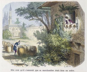 Příběh: "" věřila, že se ujistil, že jeho zboží je v pořádku" - v "" Tisíc a jedna noc", ed. Emile Guérin, řekl Md Bondet, Paris, n.d. od Unknown artist