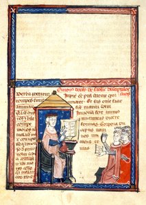 Učitel Ovidius - miniatura středověku (ref. 418 od Unknown artist