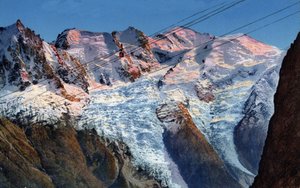 Seilbahn Planpraz-le-Brevent Chamonix, Haute-Savoie, Rhone-Alpes, Frankreich von Unknown Artist