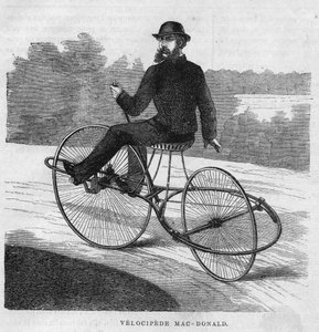 Americký velociped Mac-Donald. 1869 od Unknown artist