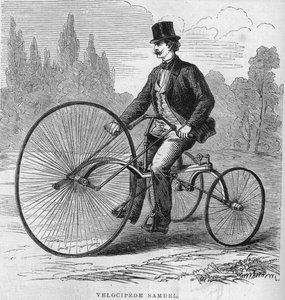 Americký velociped Isaaca Samuela. 1869 od Unknown artist