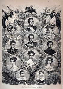 Rodina Orleans v roce 1830 - Louis Philippe - od Unknown artist