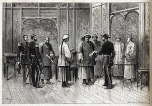 Tientsinská dohoda nebo úmluva Li-Fournier – dohoda Tientsin – úmluva Li-Fournier (Li Fournier) – 11. května od Unknown artist