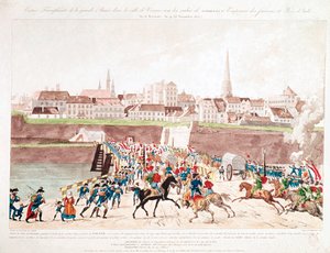 Triumfální vjezd francouzské armády do Vídně, 13. listopadu od Unknown artist