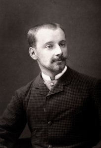 Umělec Albert Maignan fotografoval u příležitosti pařížského salonu v roce 1881 od Unknown