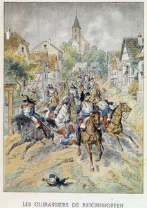 Bitevní lodě Reichshoffen (Froeschwiller Woerth, Froeschwiller-Woerth), 6. srpna od Unknown artist
