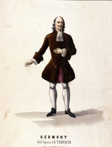 Postava Alfreda Germonta v „La Traviata“ od Giuseppe Verdiho. od Unknown artist