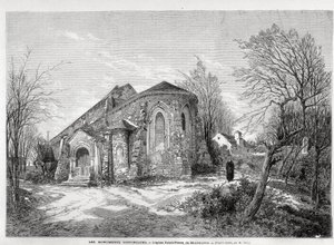 Kostel Saint Pierre de Montmartre - v „The Illustrated World““ z 5.4.1873 od Unknown artist
