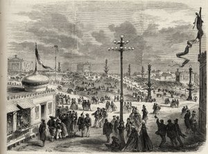 Svátek 15. srpna 1867 na Trocaderu v Paříži - slavný vesmír roku 1867 od Unknown artist