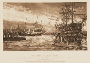 Pohřeb královny Viktorie od Unknown Artist