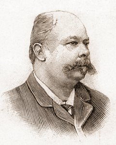 Členové Akademie Francaise v roce 1895: portrét Henri (Henry) Meilhac (1831-1897), francouzský dramatik. od Unknown artist