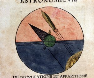 Fenomén komet - v Astronomicon caesarum, pojednání z 16. století od Unknown artist