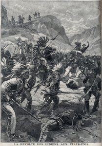 Indická vzpoura s červenou kůží ze severní Minnesoty ve Spojených státech v roce 1898. od Unknown artist