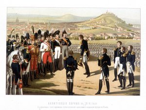 Kapitulace Paříže: Ruská armáda v Paříži od Unknown artist