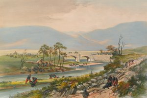 „Most Traktir po bitvě u Černaye“, 1855 od Unknown