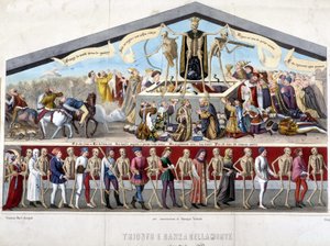 Triumf smrti a děsivý tanec od Unknown artist