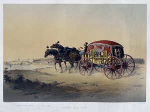 Turecký kočár - 19. století, A.D od Unknown artist