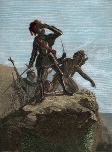 VASCO NUNEZ de BALBOA (1475-1519) - španělský cestovatel - Balboa objevil Tichý oceán v roce 1513 - Conquete de l
