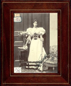 Victoria Melita de Saxe Cobourg-Gotha - princezna Victoria Melita ze Saxe-Coburg a Gotha (1876-1936), Anonym. Stříbrná želatinová fotografie od Unknown artist