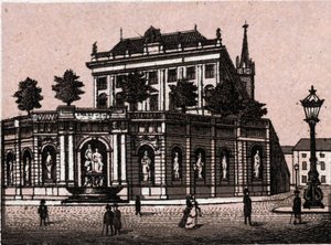 Vídeň, Rakousko: pohled na fontánu Francois Joseph (Francois-Joseph) (Františka Josefa ve Vídni). v „“ Svět ilustruje 168 pohledů““ Nedatováno (konec 19. století) od Unknown artist