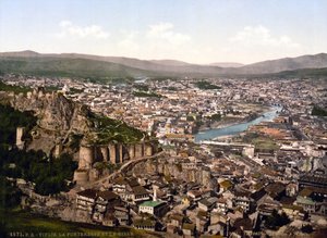 Pohled na Tbilisi (dřívější název Tiflis), hlavní město Gruzínské republiky - cca 1890 Soukromá sbírka od Unknown artist