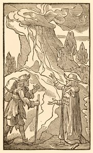 Když křesťané naslouchají tělesnému člověku... od Poutníci postupují z tohoto světa k tomu, co přijde od Johna Bunyana (1628-1688) Pan Worldly Wiseman navrhuje, aby Christian odhodil své břemeno v od Unknown