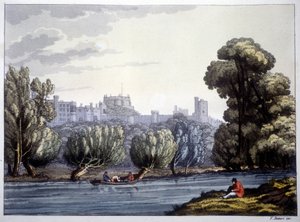 Hrad Windsor na Temži. od Unknown artist