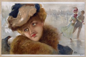 Ženy na kluzišti - chromo od Unknown Artist