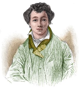 portrét Christiana Johanna Heinricha Heineho (1797-1856), německého básníka a novináře. od Unknown artist