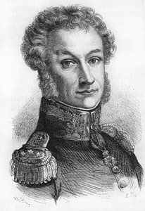 portrét generála Cambronna.Viccount Cambronne.Francouzský generál (1770 až 1842). od Unknown artist