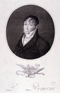 portrét italského tenoristy Domenica RONCONIHO od Unknown artist