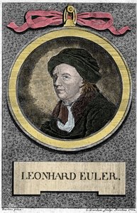 portrét Leonharda Eulera. Švýcarský matematik (1707 -1783). od Unknown artist