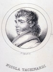portrét italského tenoristy Tachinardiho (Nicola Tacchinardi) (Livorno od Unknown artist