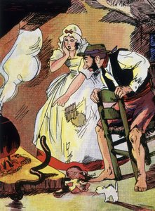 tři přání - "Tales wirtten by Charles", počátek 20. století (tisk) od Unknown Artist