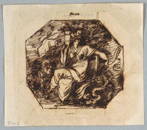 Kresba, Ceres, asi 1810 od Unknown artistUnknown artist