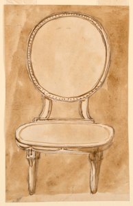 Kresba, židle, 1780-90