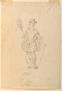 Kresba, kostýmní výprava: Valor for a Ballet, ca. 1720 od Unknown artistUnknown artist