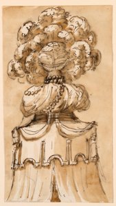 Kresba, Hřebenová stříška, asi 1790 od Unknown artistUnknown artist